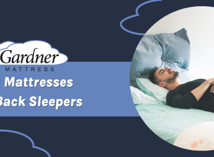 Comfort and support for back sleepers