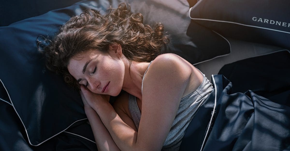 Woman resting comfortably on a Gardner Mattress
